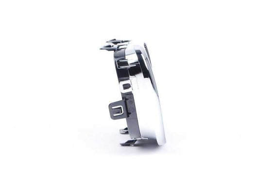 Rejilla de adorno con marco cromado derecho OEM 51137166440 para BMW E81, E87 LCI, E82, E88. Original BMW.