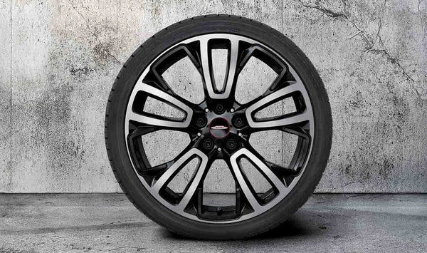 Llanta de aleación Circuit Spoke 901 18" Jet Black OEM 36106898048 para MINI F55, F56, F57. Compatible con versiones One, Cooper, Cooper S, Cooper D, Cooper SD. Original MINI.