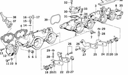 Junta sin amianto OEM 13541315939 para BMW E34. Original BMW.