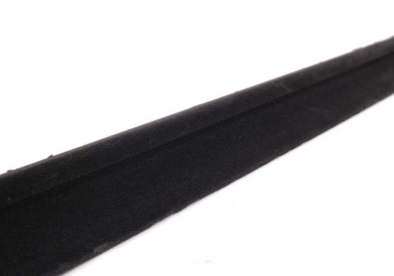 Cubierta exterior del carril de ventana derecha cromada OEM 51367026388 para BMW E46 320Ci, 323Ci (todos los modelos compatibles). Original BMW.