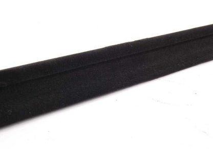 Cubierta exterior izquierda de marco de ventana cromada OEM 51367026387 para BMW E46. Original BMW.