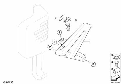 Axialsicherung para BMW Serie 7 E65, E66, Motorrad G K15 (OEM 07147079965). Original BMW.