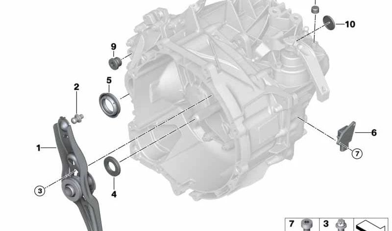 Módulo de desembrague OEM 21518657324 para BMW F40, F44, F45, F46, F48, F39 y MINI F55, F56, F57, F54, F60. Original BMW y MINI.