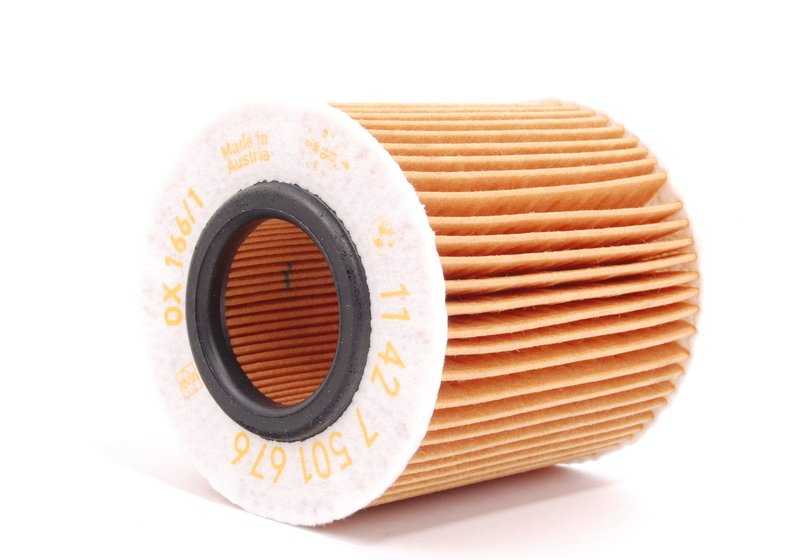 Juego de filtro de aceite para BMW E81, E82, E87, E88, E46, E90, E91, E92, E93, E60N, E61N, E84, E83, E85 (OEM 11427508969). Original BMW