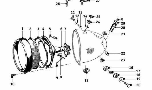 Arandela OEM 61318050134 para BMW E36, E38, E39, E46, E53, E60, E61, E65, E66, E67, E70, E83, E85, E87, E90, E91, E92, E93. Original BMW.