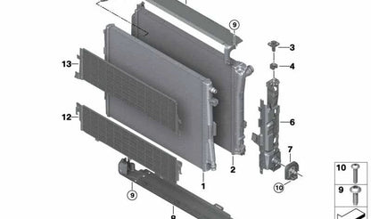 Lower cover for BMW 2 Series G87, 3 Series G80, G81, 4 Series G82, G83 (OEM 17118095290). Original BMW