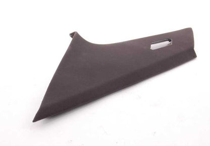 Embellecedor pilar trasero derecho negro OEM 51438152686 para BMW E31. Original BMW.