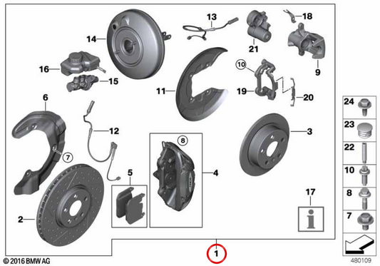 JCW 17 sports brake kit