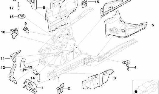 ABS+ASC -Unterstützung für BMW E46 (OEM 41147893376). Original BMW