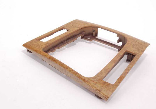 Bandeja inferior de almacenamiento en madera OEM 51167052056 para BMW E46. Original BMW.