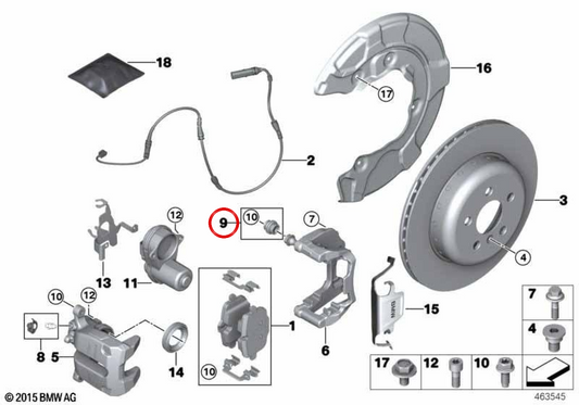 Foles de reparo OEM 34216888077 para BMW F70, U06, G80, G81, G82, G83, F90, G30, G31, G32, G12, F91, F92, F93, G14, G15, G16, U11, U12, U10, G01, G02, G05, G18, F95, G06, F96, G07, I20, F65, F66, J05, J01, U25. BMW genuíno.