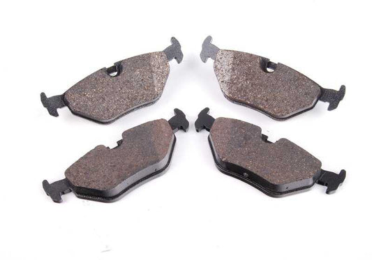 Juego de pastillas de freno traseras sin asbesto OEM 34211158221 para BMW E34 M5 y BMW E32 750i/750iL. Original BMW.