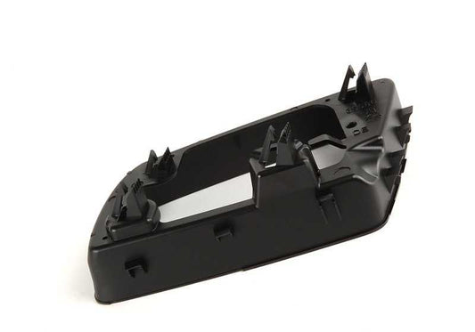 Right exterior rearview cover OEM 51167174966 for BMW E60, E61, E63, E64. Compatible with 520i, 520d versions, etc. Original BMW piece. Ideal to replace damaged lid of the right mirror.