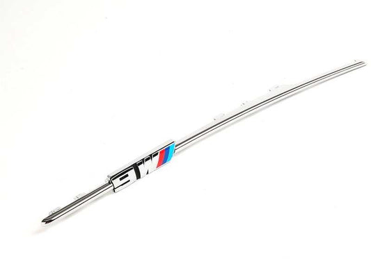 Rejilla decorativa lateral delantera izquierda OEM 51137906525 para BMW E63 M6 y E64 M6. Original BMW.