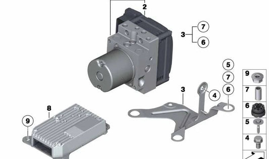 ICM-QL Control Unit for BMW 5 Series F07, F10, F10N 6 Series F06, F12, F13 7 Series F01N, F02N (OEM 34526857315). Original BMW