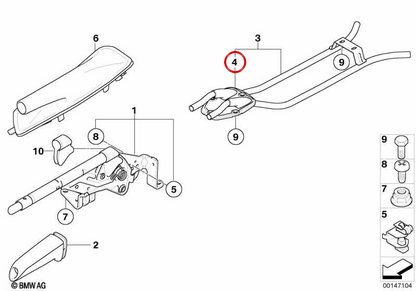 Junta OEM 34406764925 para BMW E81, E82, E87, E88, E90, E91, E92, E93, E84. Original BMW.