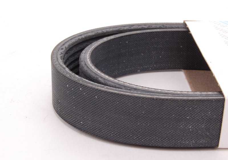 Correa poli-V OEM 11287835483 para BMW E60, E61, E63, E64. Compatible con motores N52 y componentes del sistema de climatización. Repuesto original BMW.