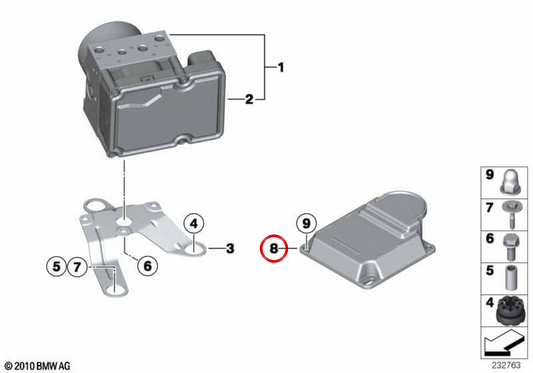 Module de commande OEM ICM 34526862759 pour BMW F30, F31, F35, F32, F33, F25. BMW d'origine.