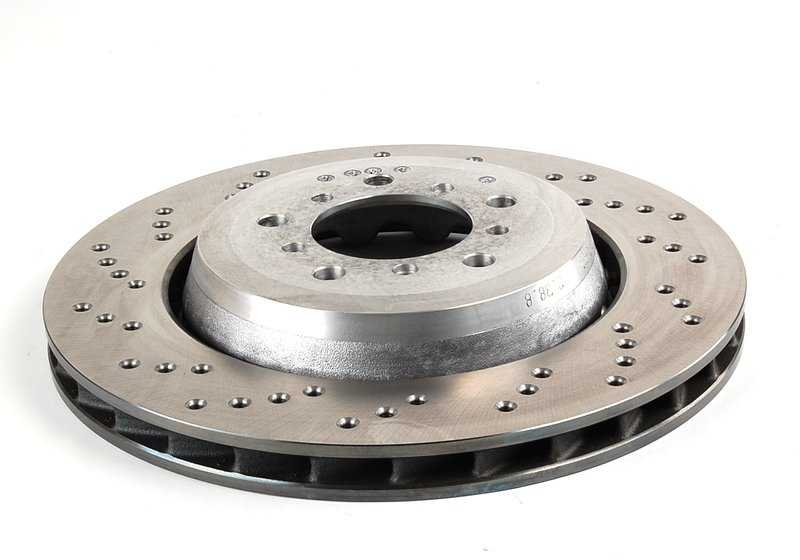 Disque de frein ventilé gauche OEM 34112282445 pour BMW E46, E85 et E86. BMW d'origine.