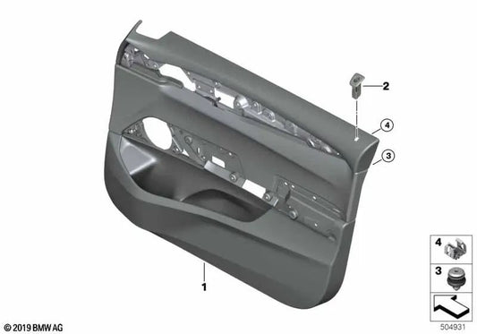 Front right door trim for BMW G32 (OEM 51416994130). Original BMW.