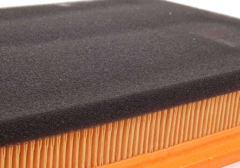 Elemento filtro de aire OEM 13727520855 para MINI R50, R52, motores W10 y W17 (2001-2006). Original MINI.