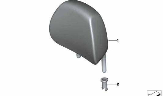 OEM Leder -Kopfstütze 52207331392 für BMW F33, F83. Original BMW