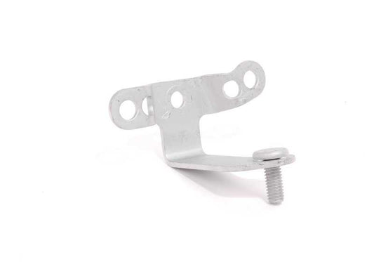 Left pressure hose bracket for BMW E34, E32, E38, E31 (OEM 32411095320). Original BMW.