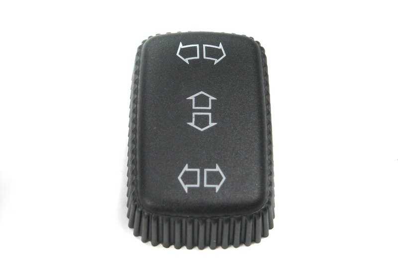 Botón ajuste asiento delantero OEM 61311379369 para BMW E36, E34, E39, E24, E32, E38, E31. Repuesto original BMW.