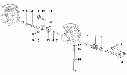 OEM Conical Head Screw 13112343370 für BMW Motorrad F 650 (FE169) und F 650 ST. Kompatibel mit Modellen 1993-2000. Originaler BMW Motorrad.