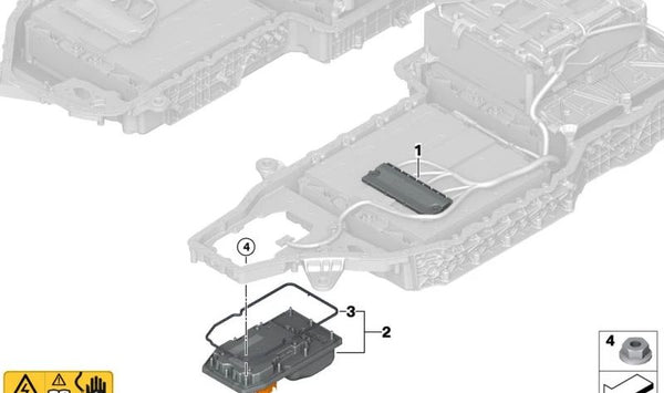 Junta OEM 61278856036 para BMW U06, G20, G21, G60, G61, G90, G70, U11, G45, G05, G09. Original BMW.