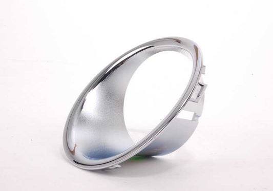 Anillo cromado faro antiniebla derecho OEM 51112753662 para MINI R56, R55 Clubman, R57 Cabrio… y más. Original MINI.