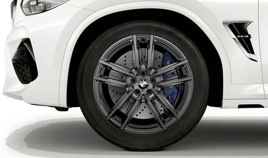 Llantas de aleación M Doble Radio 764 20" OEM 36118059724 para BMW F97, F98. Color Orbit Grey. Original BMW.