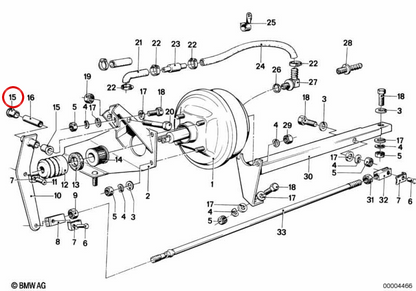 OEM supporta 35211109541 per BMW E21, E30, E12, E28, E24, E23. BMW originale.