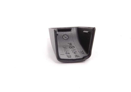Caperuza derecha OEM 51162699098 para BMW Serie 3 E46 (1998-2004) en color negro. Original BMW.