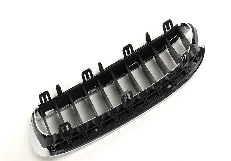 Rejilla de adorno derecho cromada OEM 51137077932 para BMW Serie 6 E63, E64. Original BMW.