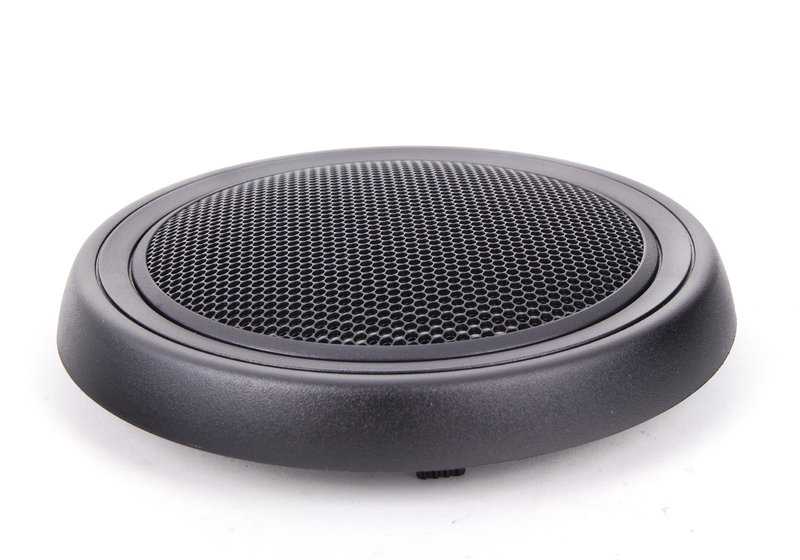 Tapa para altavoz de graves negro OEM 51412753066 para MINI R55, R56, R57, R58, R59. Recambio original MINI.