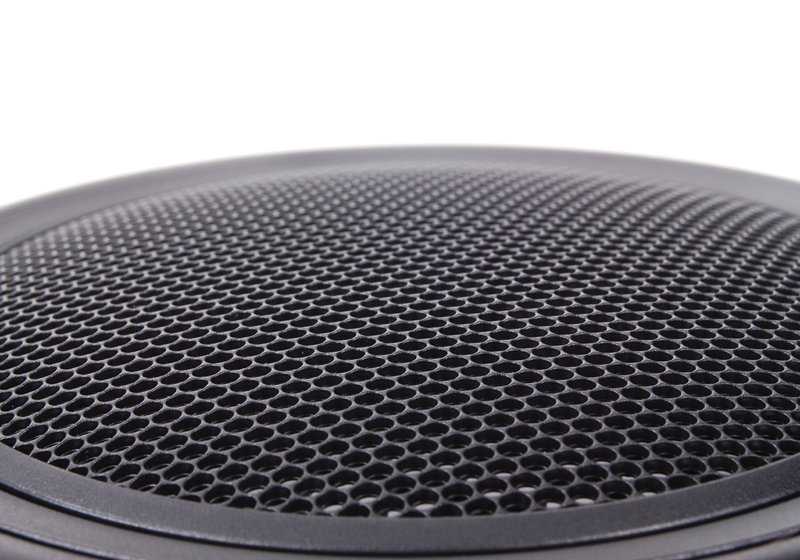 Tapa para altavoz de graves negro OEM 51412753066 para MINI R55, R56, R57, R58, R59. Recambio original MINI.