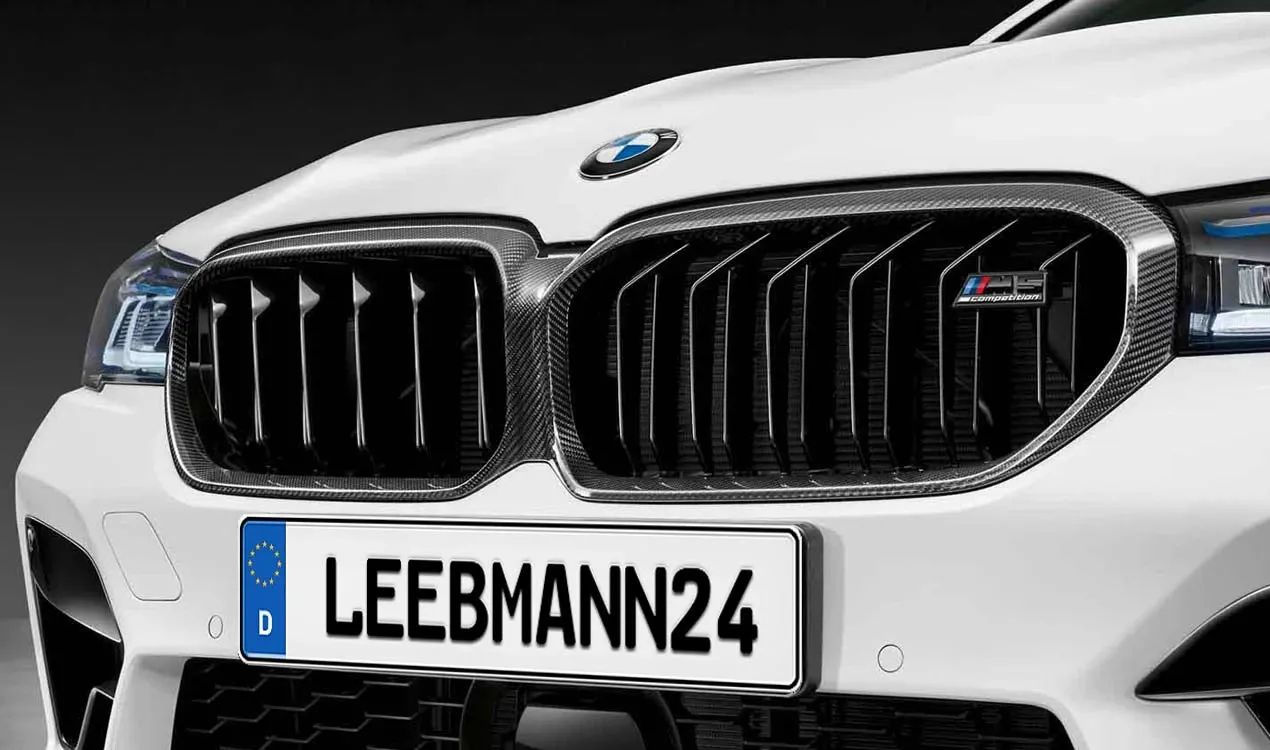 Rejillas decorativas M Performance para BMW Serie 5 F90N (OEM 51712469540). Original BMW.