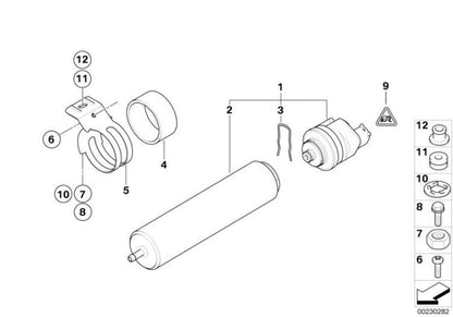 Filtro De Combustible Para Bmw E9X. Original Recambios