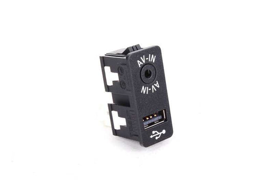 USB et AV-in OEM 84109229242 pour Mini R55, R56, R57, R58, R59, R60, R61. Mini d'origine.