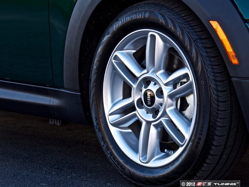 Jante de liga leve 6.5Jx16 ET48 prata OEM 36116791940 para MINI R56, R56 LCI, Clubman R55, R55 LCI, Cabrio R57, R57 LCI, Coupé R58, Roadster R59. MINI originais.