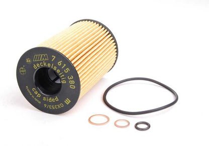 Filtro de aceite OEM 11427848321 para BMW F10, F90, F06, F12, F13, F91, F92, F93, E70, F85, E71, F86. Compatible con modelos M5, M6, X5 M, X6 M. Original BMW.