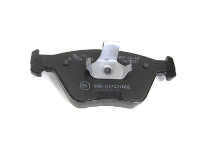 Juego de pastillas de freno sin asbesto OEM 34116779652 para BMW E46, E85, E86. Original BMW.