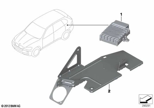 Active Sound Design Control Unit for BMW E70, E70N, E71, E89 (OEM 65129286863). Original BMW