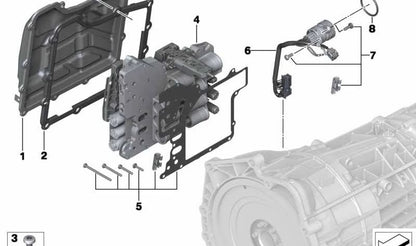 Mechatronic Unit for Automatic Change 28607842860 for BMW E82, E88, E90, E90N, E92, E92N, E93, E93N, E89. Original BMW.
