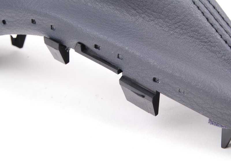 Cubierta palanca freno mano (color negro Panther) OEM 34421171195 para MINI R50, R52, R53. Original MINI. Ideal para renovar el aspecto interior del coche fácilmente.