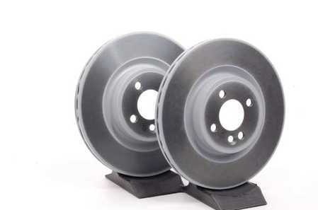 Disco de freno ventilado OEM 34116855781 para MINI R55, R56, R57, R58, R59 (versiones JCW y Cooper S). Delantero, 316x22 mm. Original MINI.