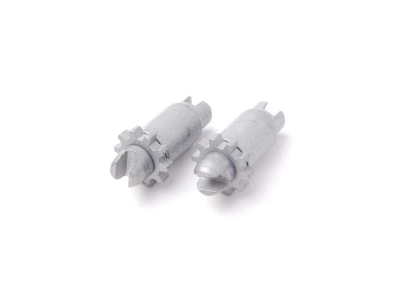 Kit di servizio Set di scarpe frenetiche Riparazione per BMW E81, E82, E87, E88, E46, E90, E91, E92, E93, F30, F31, F32 (OEM 34212213310). BMW originale.