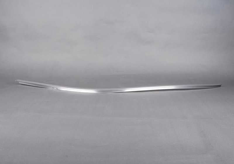 Upper Molding Chrome Window Left Front Door OEM 51337174387 For BMW X5 {E70, E70N}. Original BMW.