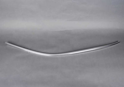 Upper Molding Chrome Window Left Front Door OEM 51337174387 For BMW X5 {E70, E70N}. Original BMW.